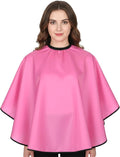 Short Makeup Cape Barber Bib Dye Cape Mini Haircut Capes for Women Men Professional Shampoo Capes for Artist Beauty Salon Artist Styling Hairdresser (Black)