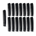 GENTS 15 for Men's Hair Black Pack Pocket Size Beard & Mustache Combs Unbreakable 15 All Fine Sideburns for Travel Effortless Glide Peak Comfort Bag Packing Fine Tooth
