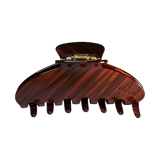 Luxury Burgundy Claw Clip for Women | Our Acetate Burgundy Hair Clip Feels Light, Looks Smooth and is Easy to Wear | Use for easy Half Ups with No Snagging and a Secure Grip in a Large Four Inch Size