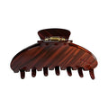 Luxury Burgundy Claw Clip for Women | Our Acetate Burgundy Hair Clip Feels Light, Looks Smooth and is Easy to Wear | Use for easy Half Ups with No Snagging and a Secure Grip in a Large Four Inch Size