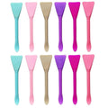 12PCS Silicone Face Mask Brushes, Face Mask Applicator, Skincare Spatula, Skin Care Lotion Applicator, Spa Makeup Tools for Facial Cream Mask Mixing and Sampling