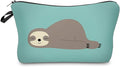 Deanfun Cosmetic Bag for women, Small makeup pouch Travel bags for toiletries waterproof Sloth gifts (51806)