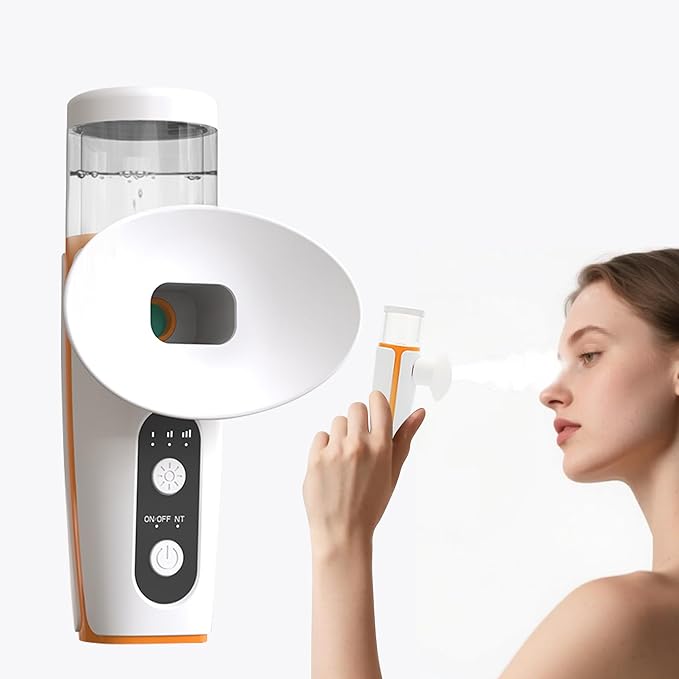 OTBK Heated Nano Mist | Eye and Face Humidifier | Face Steamer | Nano Steam Therapy for Dry and Tired Eyes | USB-C Charging, Office and Travel Portable