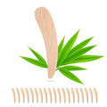 Bamboo Makeup Spatula Set - 20PCS Mini Cosmetic Spatulas Beauty Tools for Creams Mask & Skincare, Facial Massage,Reusable Facial Applicators with Smooth Edges