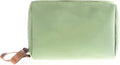 Small Makeup Bag for Purse Portable Waterproof Cosmetic Bag Travel Makeup Pouch for Women (Green, Square)