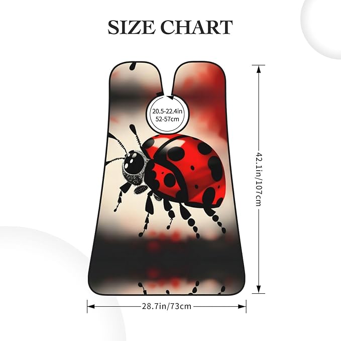 Colorful Giraffe Fans Lovers Print Beard Bib Shaving Apron, Beard Hair Trimming Cape Gift For Dad