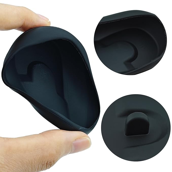 8 Pairs Waterproof Silicone Ear Covers for Hairdressing Dye Coloring Protector Earmuff Ear Caps Hair Salon Styling