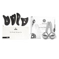 Facial Rejuvenation Set: Silver Ice Globes and Gua Sha Tool for Face and Body - 2-Piece Cryo Globes for Cooling Facial Massage and 4-Piece Bian Stone Gua Sha Tool for Skincare Routines
