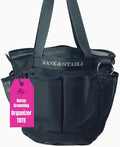 Horse Grooming Bag Hanging Tote with 8 Pockets - Lightweight Mesh Organizer for Horse Supplies, Adjustable Shoulder Strap