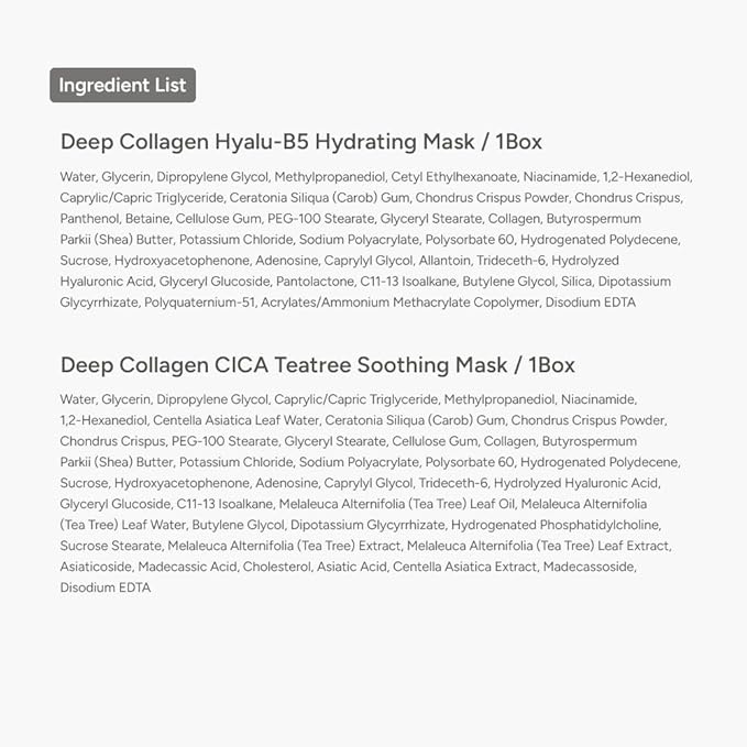 SUNGBOON EDITOR Deep Collagen STARTER KIT | Glass Skin, Elasticity, Moisturizing, Calming, Uneven Skin, Overnight Face Mask, Korean Skin Care, 37gx16ea | Gifts for Women