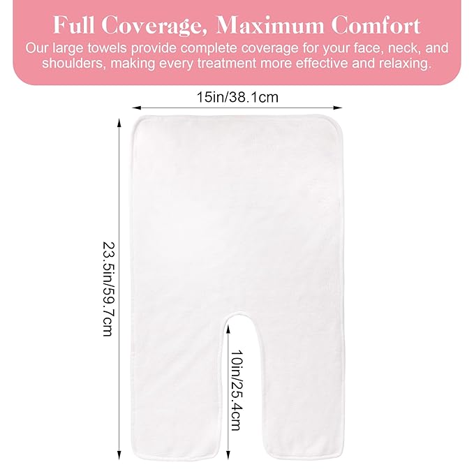 6 Pack Facial Towels for Estheticians Soft, Spa Towels for Facial, Comfortable Extra Thick Massage Face Towels, Professional Esthetician Equipment