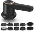 Handheld Cellulite Massager, Body Sculpting Machine, Lymphatic Drainage Device, Lipo Massage Roller for Stomach Belly Butt Arms Legs, Vibrating Massage Home Use Cordless & Mini (Black)