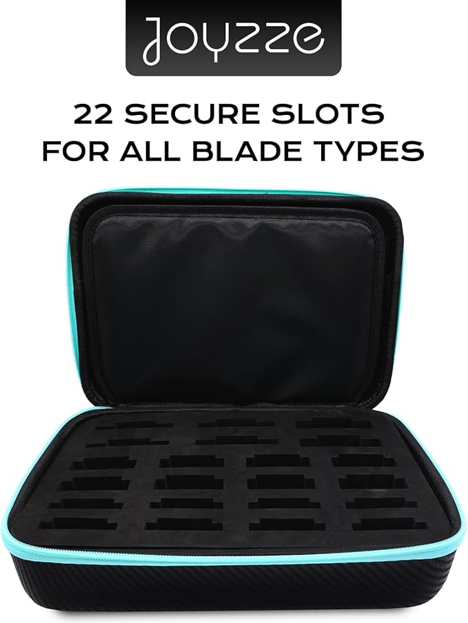 Blades Storage Case, Organize and Protect Your 22 Blades with this Convenient Storage Solution, Grooming Clipper Blade Storage Case Organizer