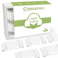 Classycoo Compressed Towel- Pure Cotton Disposable Face Towel, Mini Ultra-Soft Coin Portable Tissue Cleansing Camping Tablet for Travel, Hiking, Beauty, Sport, Hand Wipes, Outdoor,Green