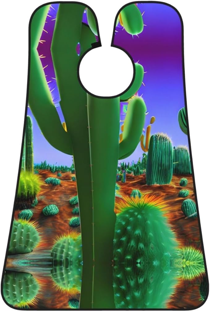 Magic Mushrooms Print Beard Bib Shaving Apron, Beard Hair Trimming Cape Gift For Dad