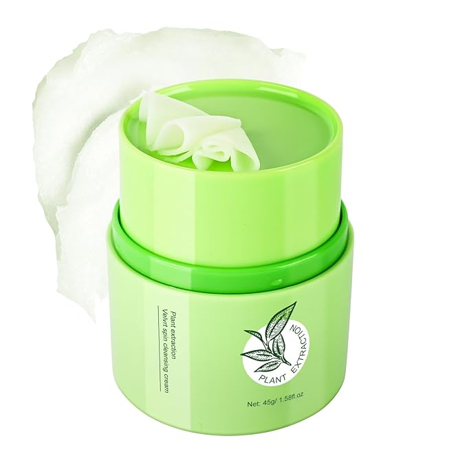 KYDA Gentle Grinding Cleansing Balm, One Step Makeup Cleansing Oil with Hyaluronic Acid, Non-Greasy Sorbet Texture, Nourishing Make Up Remover Balm, Vegan Skin Care for All Skin Types, 1.58 Fl Oz
