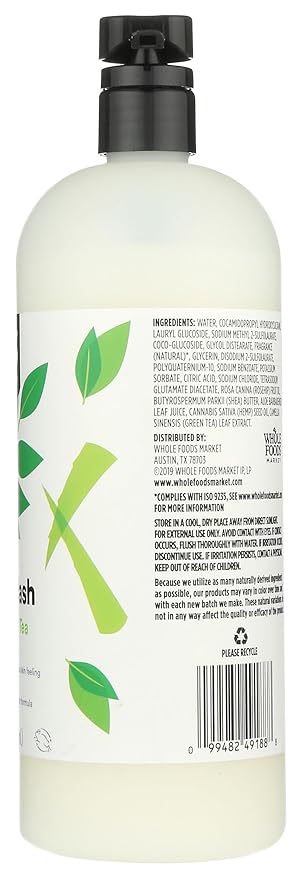 365 by Whole Foods Market, Body Wash Moisturizing Aloe & White Tea, 32 Fl Oz