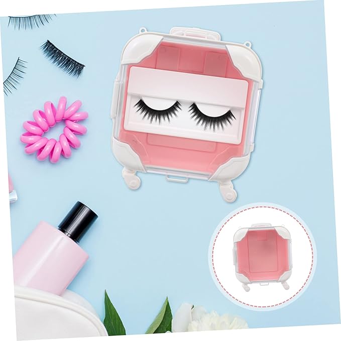 Eyelash Extension Storage Box Makeup Holder Compact Eyelash Packing Box for Women