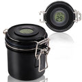 False Lash Glue Storage Tank With Thermometer Adhesive Carbon Sealed Leak-proof Containers Grafting Eyelash Extension Supplies(BLACK)