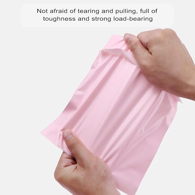 Personal Disposal Bags, Set of 100 Sanitary Napkin Disposal Bags, Hide Personal Items, Self Sealing Bag to Seal Smell, Beautiful Light Pink Color, Suitable for Sanitary Napkin (Light Pink)