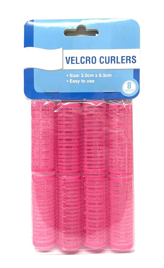 Self-Grip Hair Curlers – Professional Salon Rollers for Hairdressing (Small, 8-Pack)