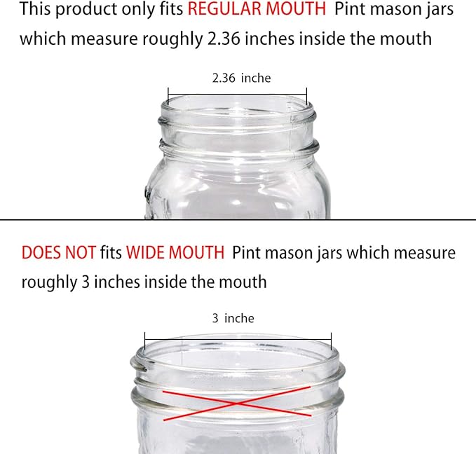 Amolliar Mason Jar Foaming Soap Dispenser Lids, Plastic Foam Pump Lids for Regular Mouth, Foaming Replacement Pump Set, Farmhouse Kitchen BathroomShower, Includes Waterproof Stickers - 4 Pack, Black