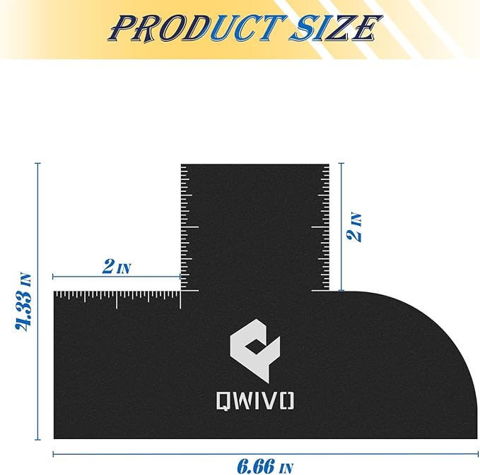 Color Enhancement Barber Card with Measurement indicators, Easy to Clean Hairline Maker for Barber Shape, Reusable Beard Line Up Tool, Color Spray Edge Hair Liner Card (Black-A)