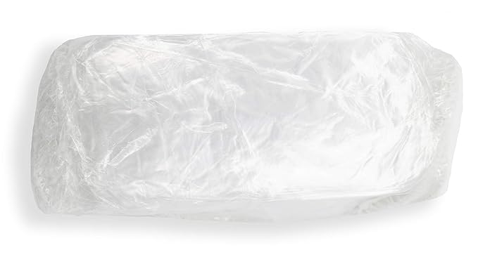 Colortrak Professional Bouffant Processing Caps, Single Use, Contain Hair During Perms, Conditioners, Relaxers, and Coloring, Extra Large, Clear Plastic, Usable as Shower Cap, 100 Per Pack