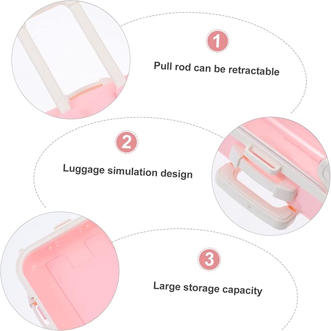 LIFKOME Lashes Pack False Eyelash Box Makeup Organizer Eyelash Storage Organizer for Women Easy to Carry