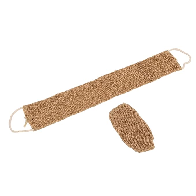 ZJchao Back Scrubber Strap Long Handle Back Scrubber Bath Glove Set with Exfoliating Textured Surface for Deep Cleaning Home Travel