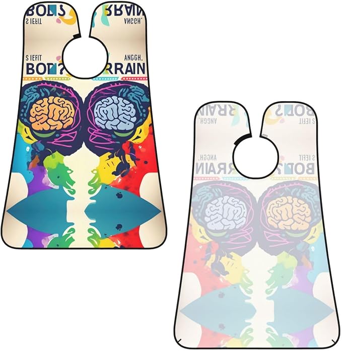 Loon Nature Bird Print Beard Bib Shaving Apron, Beard Hair Trimming Cape Gift For Dad