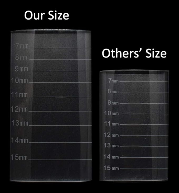 Eyelash Extension Crystal Pallet Lash Holder Tray Bigger Size with Storage Case 4.3x2.4 Inch