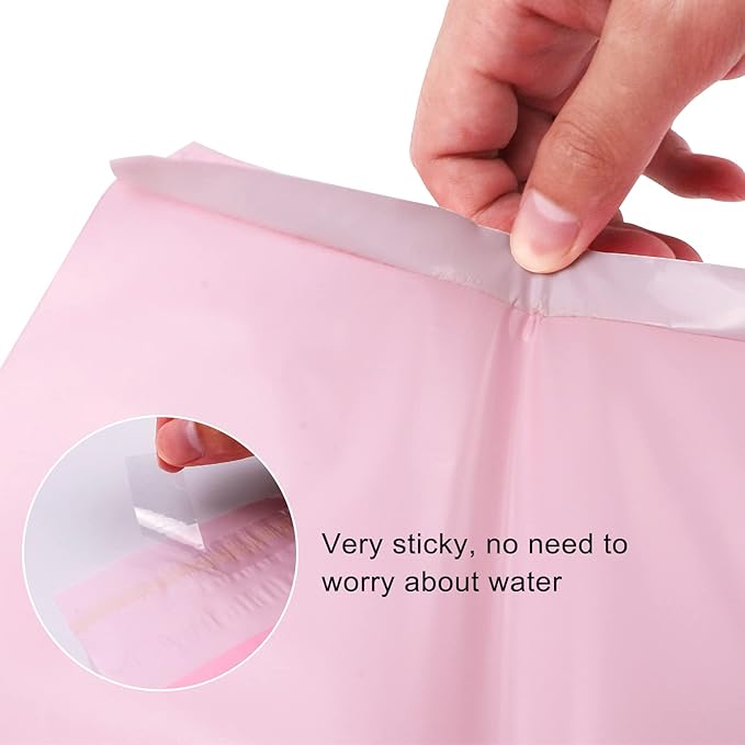 Personal Disposal Bags, Set of 100 Sanitary Napkin Disposal Bags, Hide Personal Items, Self Sealing Bag to Seal Smell, Beautiful Light Pink Color, Suitable for Sanitary Napkin (Light Pink)