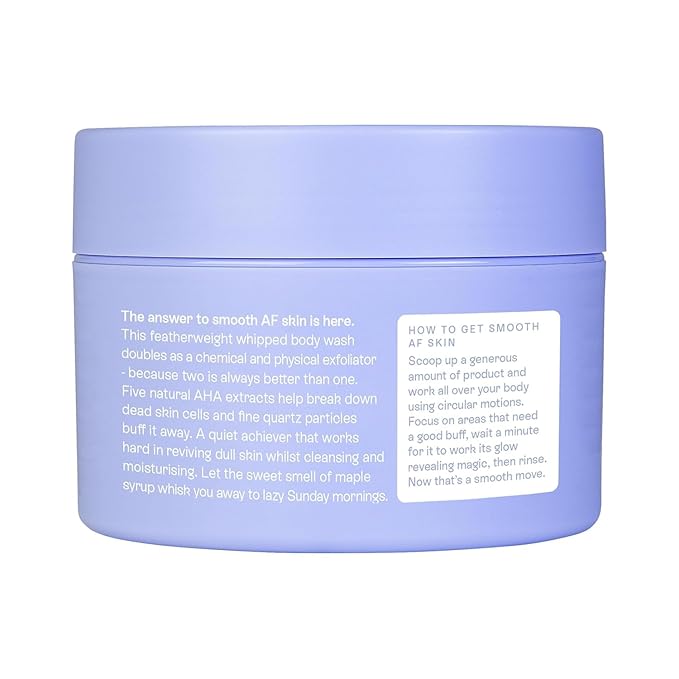 AHA Exfoliating Body Wash 2-in-1 Cleanse & Polish - 200mL
