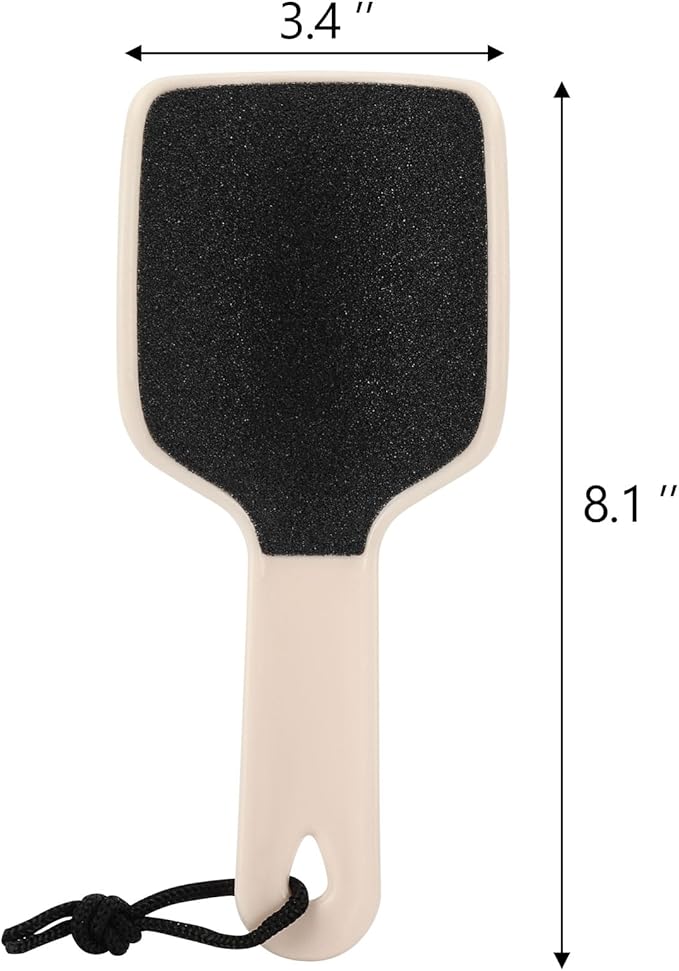 2 Pcs Curved Foot File Callus Remover for Feet, Double Sided Heel File Scraper U Shaped Foot Scrubber Dead Skin Remover