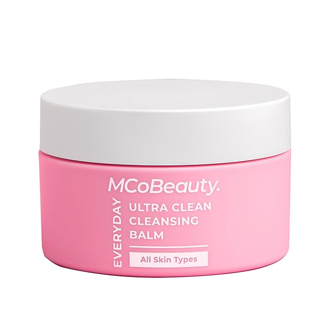 MCoBeauty - Everyday Ultra Clean Cleansing Balm - Nourishing Makeup Remover with Jojoba & Sunflower Oils - Cleans Waterproof Makeup & Impurities - Vegan, Cruelty Free Cosmetics