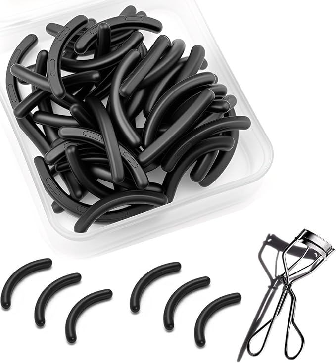 36Pack Fit for Tweezerman Eyelash Curler Refills,High-Elasticity Silicone Eyelash Curler Refills Fit for Tweezerman Lash Curlers.