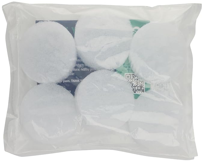 HartFelt Face Sponges for Cleansing and Gentle Exfoliating | Facial Compressed Sponges for Estheticians | Reusable Face Pads for Removing Dead Skin, Dirt & Makeup | Made in USA - Pack of 6