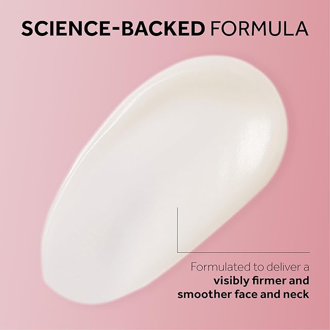 No7 Restore & Renew Multi-Action Face & Neck Serum - Anti Aging Serum for Deep Wrinkle Repair - Collagen Infused Skincare with a Hydrating Blend of Hibiscus Peptides & Hyaluronic Acid (2.5 Fl Oz)