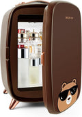 KFO Mini Fridge 6L| Pro-Style Beauty Fridge for Bedroom & Makeup | 6°C Cooling + 20dB Ultra-Quiet | 8-Can Drink or Cosmetic Storage & Adjustable Shelf
