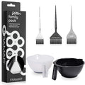 FRAMAR Hair Color Brush Set – Glitter Color Brush, Hair Dye Brush Kit, Hair Coloring Brush - Color Bowl with Cleaner Set – Mixing Bowls – For Hair Color