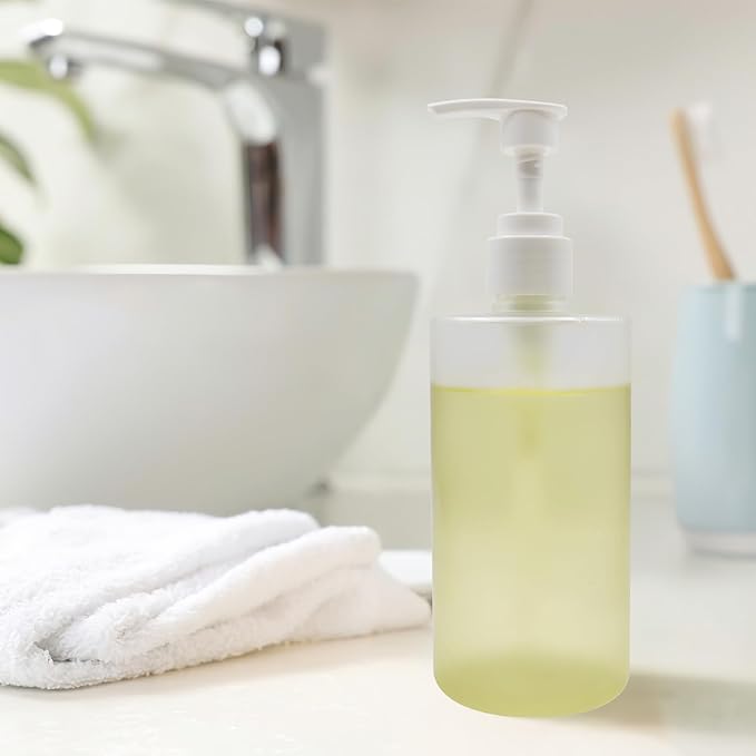 2PCS Pump Head Designed for OUAI 10 FL OZ Bottles, Compatible with OUAI Shampoo & Conditioner Bottles, OUAI Body Wash Bottle