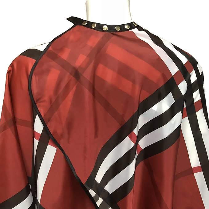Haircut Barber Cape for Men Professional Salon Cape with Snap Hairdresser Cape for Hair Cutting Styling - 63”× 56”