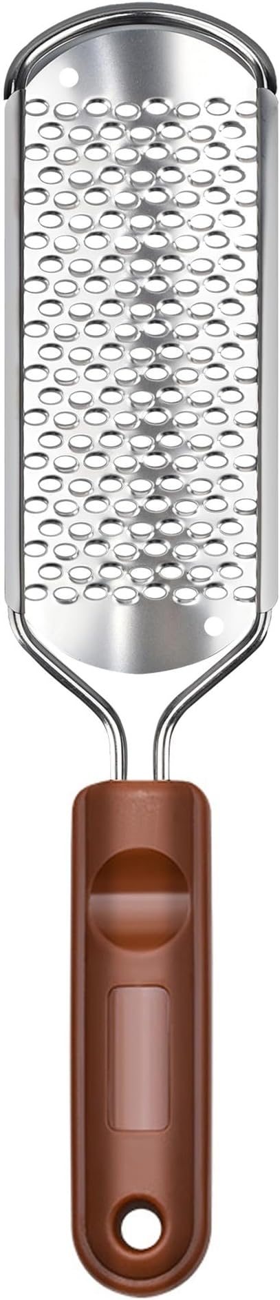 Foot Files Foot Scrubber Pedicure, Stainless Steel Callus Remover for Feet, Professional Foot Grater Rasp Scraper to Hard Skin Corns for Dry and Wet Fee