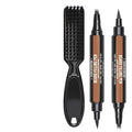 Viking Revolution Beard Pen (2 Pack) - Light Reddish Brown Beard Pencil Filler for Men - Beard Filler for Men Waterproof Beard Filling Pen Kit - Long Lasting Beard Filler Pen with Brush