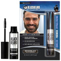 Blackbeard for Men Beard Color – 1-Day Beard, Mustache, Eyebrow, Sideburns Color – Temporary Facial Hair Tint - Hypoallergenic Beard Dye Alternative – Up to 45 applications – Brown/Black 1 Pack