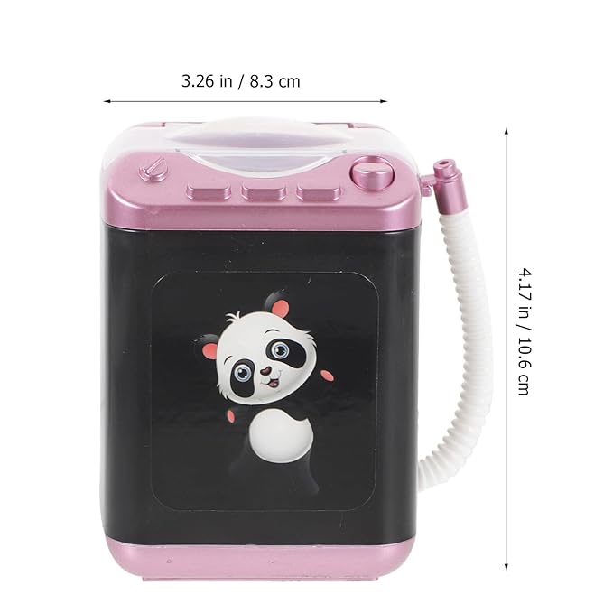 Beaupretty Electric Makeup Brush Cleaner Machine Mini Automatic Washer for Makeup Brushes and Sponges Fast Cleaning Portable 4.25X3.14X2.99In