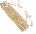 Back Scrubber Strap Natural Loofah Bath Body Scrubber Exfoliating Wash Band for Shower Bathing, Double-Sided Back Cleaner Suitable for Men and Women