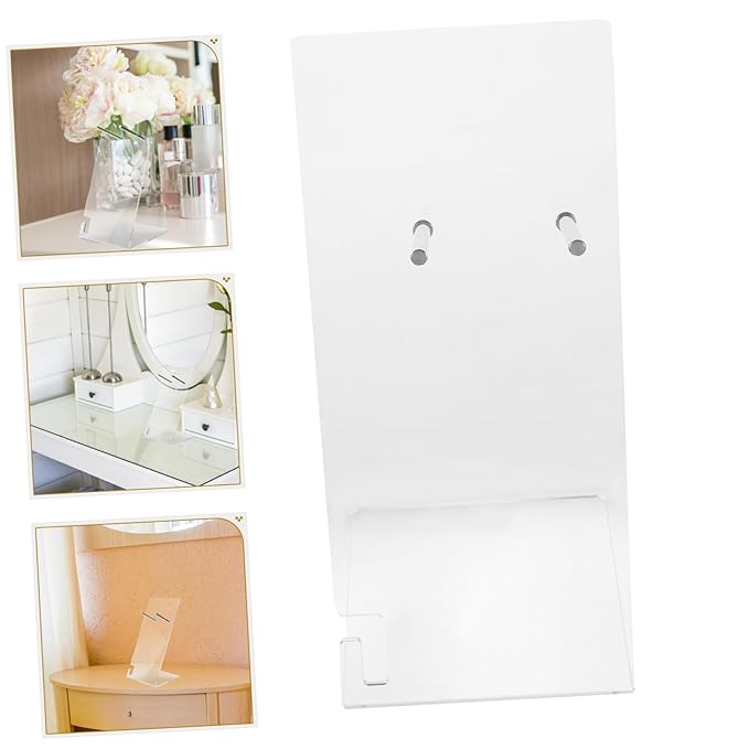 Hair Dryer Holder Stand Wall Mount Acrylic Salon Home Beauty Tool Organizer