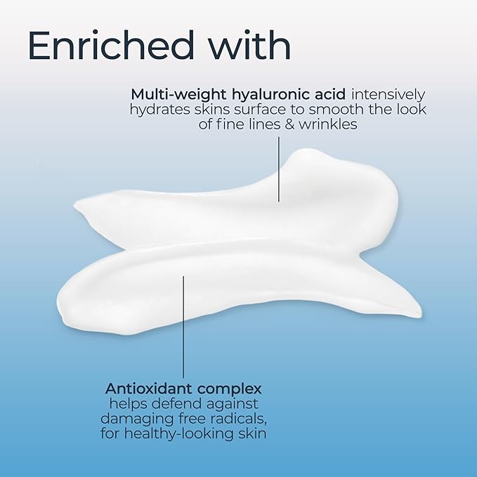 Eucerin Immersive Hydration Replenishing Night Gel Face Cream with Hyaluronic Acid and Provitamin B5, Ultra-Lightweight Face Moisturizer Reduces Look of Fine Lines and Wrinkles, 1.7 Oz Jar